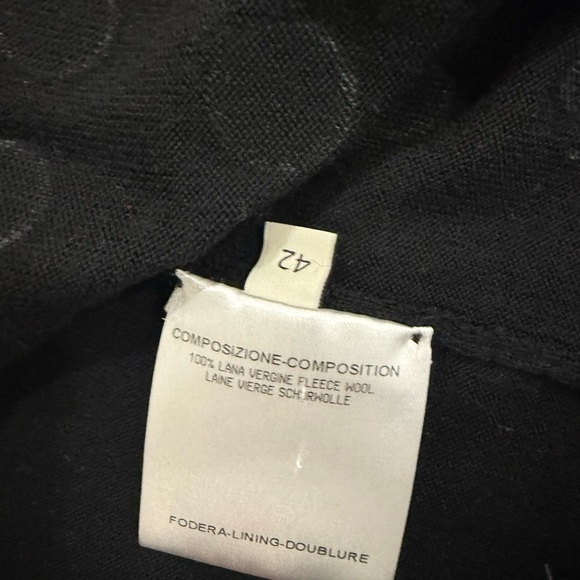 RARE Stella McCartney Embellished Metal plates 100% Lana Knit Cardigan Sz 42 (M - Picture 6 of 9